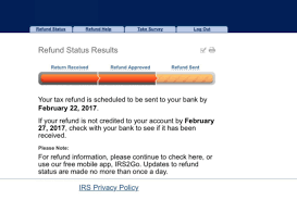 how to check your irs refund status in