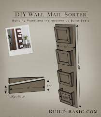 Build A Diy Wall Mail Sorter Diy Mail