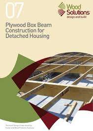 plywood box beam construction for