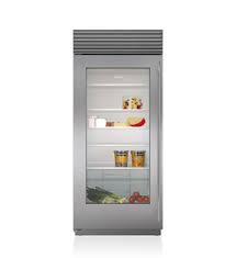 It has an interior space of 24.2 cubic feet. Sub Zero 7030227 Built In 36 Stainless Steel Dual Flush Inset Door Pa Mld