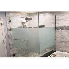 saint gobain frosted glass shower