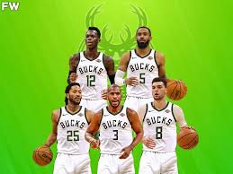 The milwaukee bucks roll out a starting lineup that features, giannis antetokounmpo, eric bledsoe, brook lopez, wesley matthews, and khris middleton. Fadeaway World On Twitter Nba Rumors 5 Players That Can Save The Milwaukee Bucks And Giannis Antetokounmpo Https T Co Cwpswkhw4w