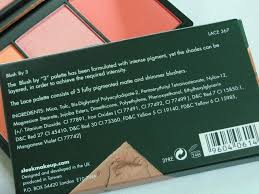 sleek blush by 3 palette lace review