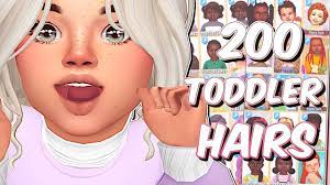 the sims 4 toddler hair collection
