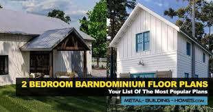 2 Bedroom Barndominium Floor Plans