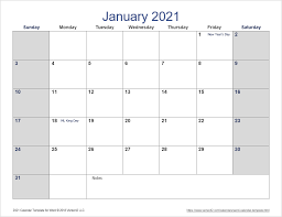 The second version of our editable 2021 calendar template in microsoft word comes in the classic version. Word Calendar Template For 2016 2017 And Beyond