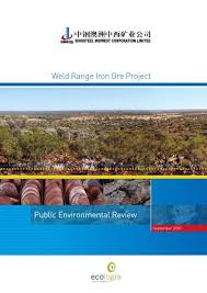 weld range iron ore project public