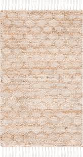 cap841a beige hand woven cotton rug