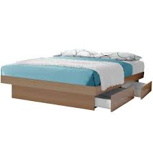 california king platform bed with 4