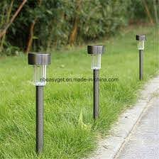 China Solar Led Pathway Lights Stainless Steel Solar Stake Lights Waterproof For Outdoor Garden Lawn Patio Landscape Path Driveway Decoration Lighting Esg10091 China Solar Light Garden Light