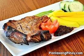 grilled pinoy pork chop recipe