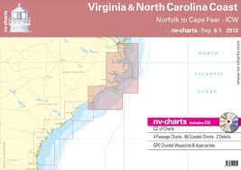 Nv Charts Reg 6 1 Intracoastal Waterway Norfolk To Cape Fear Icw