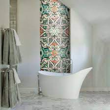 Home Decor Vitreous Glass 3d Bathroom