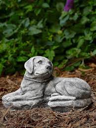 Labrador Garden Statue Stone Labrador