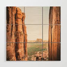 Arizona Southwestern Desert Wood Wall