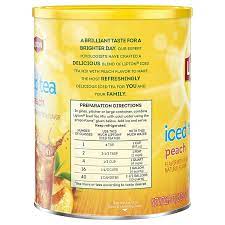 lipton iced tea mix peach 10 qt