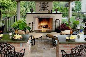 choosing between an outdoor fireplace