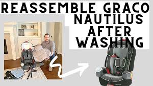 how to put graco car seat back together