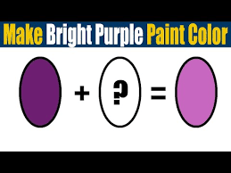 How To Make Bright Purple Paint Color