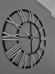 Extra Large Metal Wall Clock 48 Inch