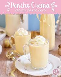 ponche crema navideño receta hecha