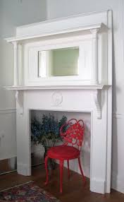 Shabby Chic Room White Fireplace Mantels