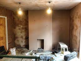 Ceiling Walls And Chimney Plastered