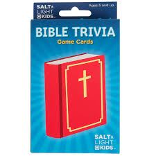 Your trip to the netherlands: Salt Light Bible Trivia Card Game Ages 5 And Older 58 Cards Mardel