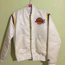 856 x 965 jpeg 38 кб. White Lakers Starter Jacket Shop Clothing Shoes Online