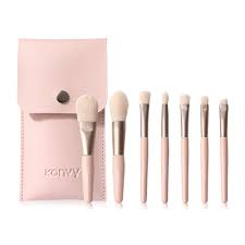 konvy novice portable makeup brush set