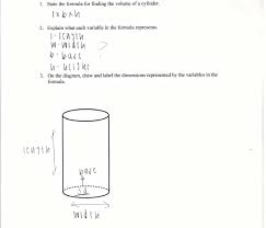 When you upload the side image of a cylinder ttarget to the target manager, you must consider the actual shape and circumference of the object. Cylinder Formula Students Are Asked To Write The Formula For The Volume Of A Cylinder Explain What