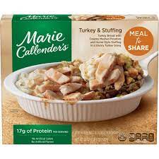 Marie callender's frozen dinners are convenient meals that bring back the homestyle cooking you crave. Marie Callender S Meal For Two Multi Serve Frozen Dinner Turkey Stuffing 24 Ounce Walmart Com Walmart Com