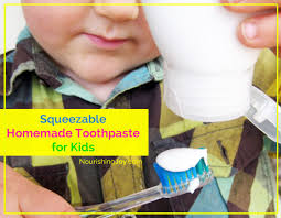 squeezable homemade children s toothpaste
