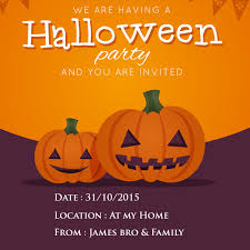 Halloween Party Invitation Cards Newmediaconventions Com
