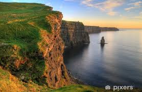 Wall Mural Cliffs Of Moher At Sunset