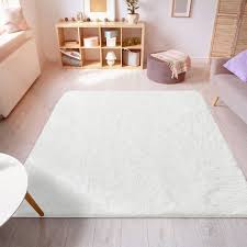 soft fuzzy area rugs for bedroom living
