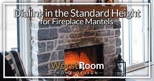 Standard Height For Fireplace Mantels