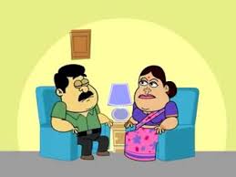 very funny cartoon husband & wife Nok-Jok- Hindi - YouTube