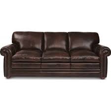conway traditional leather sofa
