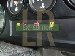 td5 dashboard warning lights