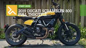 2019 ducati scrambler full throttle