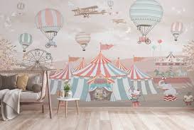 Circus Theme With Soft Color Wallpaper