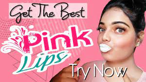 how to get pink lips naturally at home