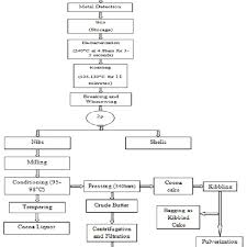 Flow Chart For Cocoa Processing Download Scientific Diagram