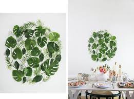 Home Decor Ideas Use Tropical Leaves