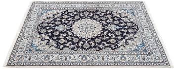 nain persian rug black 246 x 166 cm