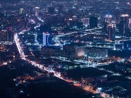 taoyuan city skyline aerial view