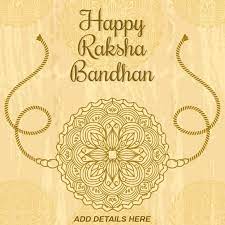 Here's how to create and send whatsapp stickers and post. Happy Raksha Bandhan Template Postermywall
