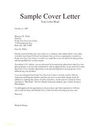 Outline Cover Letter For Resume Within Of A Format Writing Good