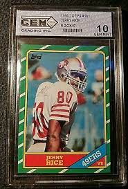 We did not find results for: 1986 Topps 161 Jerry Rice Rookie Card Gem Mint 10 Ebay